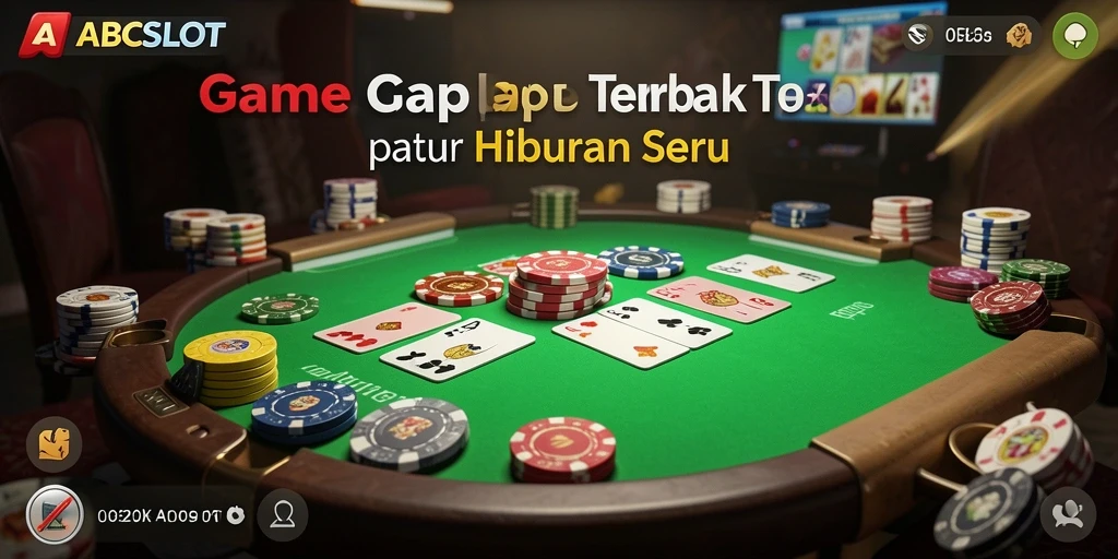 Tampilan gameplay seru ABCSLOT dalam permainan Gaple yang menegangkan.