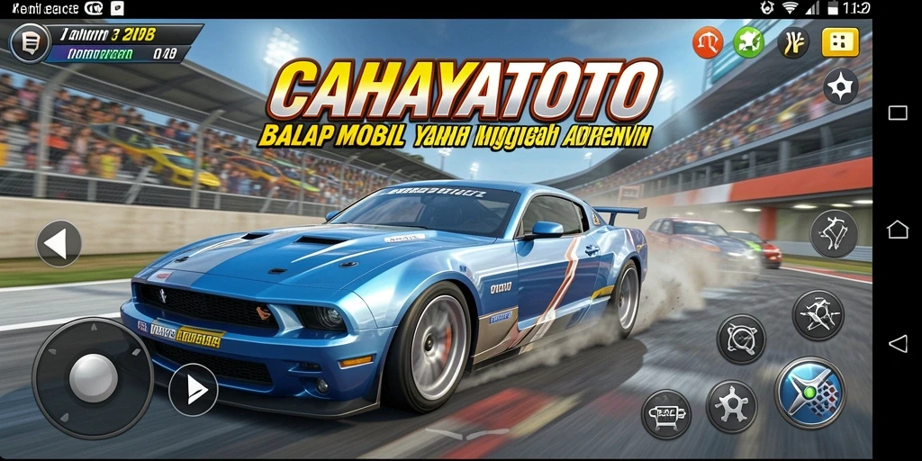 Gameplay intens dalam balapan cepat CAHAYATOTO.