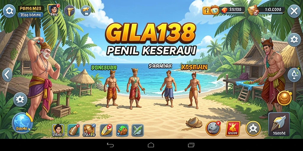 Tampilan gameplay GILA138 yang menarik dan seru.