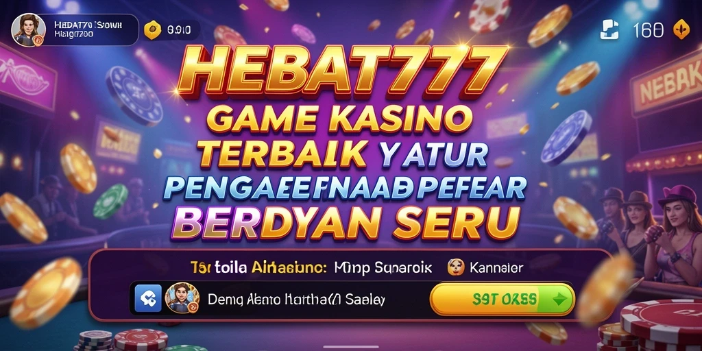 Tampilan gameplay HEBAT777 yang memikat dan penuh aksi.