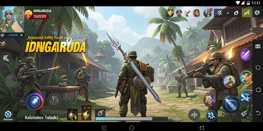 Screenshot fitur utama IDNGARUDA yang menampilkan kemudahan penggunaan.