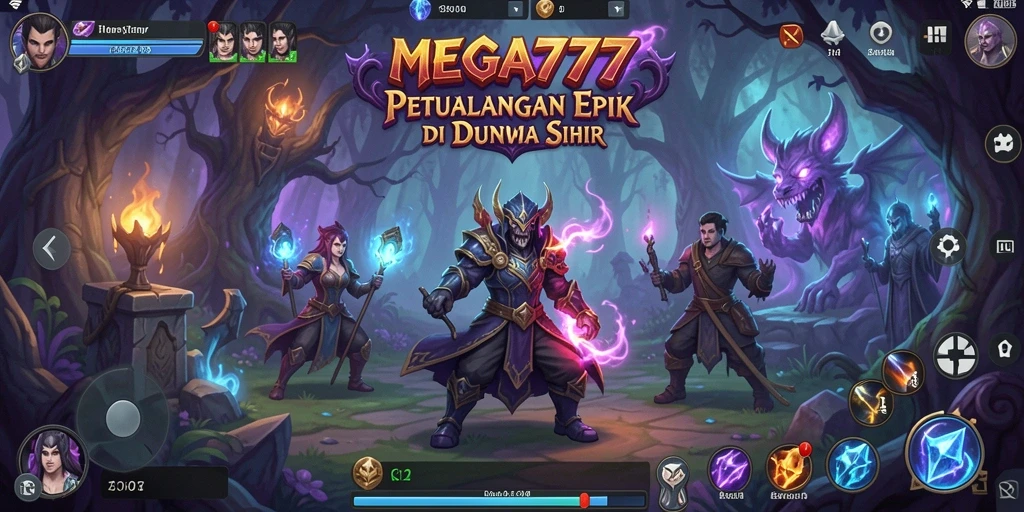 Tampilan gameplay MEGA777 dalam dunia petualangan yang mengasyikkan.