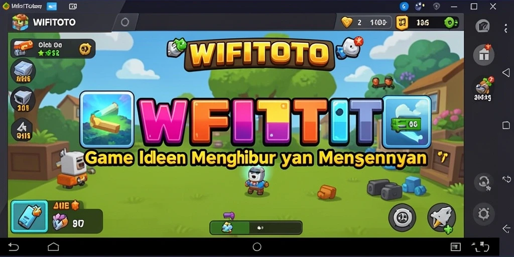 Tangkapan layar gameplay WIFITOTO yang menunjukkan aktivitas Idle yang mengasyikkan.